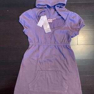 Juicy Couture Purple Hooded Dress